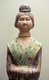 China: A well dressed woman, Tang Dynasty (618 - 906 CE) tomb pottery figure, Jiayuguan, Gansu Province. (Jiayuguan Museum of the Great Wall)