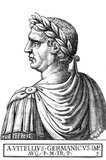 The third of the emperors to rule during the tumultuous Year of the Four Emperors, Vitellius first started his career as Consul in 48 CE, and was eventually given command of the armies of Germania Inferior by Emperor Galba. From there he began his bid for power against Galba and the other claimants.<br/><br/>

He successfully led a military revolution against Galba's successor Otho in 69 CE, marching into Rome and becoming Emperor, though he was never acknowledged as such in the entire Roman world. His men were said to be licentius and rough, with Rome becoming embroiled in massacres and riots, decadent feasts and gladiatorial shows. Vitellius himself was described as lazy and self-indulgent, an obese glutton and a hedonist.<br/><br/>

In July 69 CE, Vitellius learned that the eastern provinces had declared a rival emperor, Commander Vespasian. Following more provinces declaring for Vespasian and mass desertions among his own adherents, Vitellius resigned as emperor in December 69 CE. He was executed by Vespasian's men upon their arrival to Rome. His reign lasted 8 months.