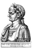 From an equestrian family that rose to senatorial rank under the Julio-Claudian dyansty, Vespasianus - as he was then called - earned much renown through his military record. He first served during the Roman invasion of Britain in 43 CE, and was later sent by Emperor Nero to conquer Judea in 66 CE, during the Jewish rebellion.<br/><br/>

During his siege of Jerusalem, news came to him of Nero's suicide and the tumultuous civil war that happened afterwards, later known as the Year of the Four Emperors. When Vitellius became the third emperor in April 69, the Roman legions of Egypt and Judea declared Vespasian the new emperor. Marching to Rome, he defeated and executed Vitellius, becoming emperor and ending the Year of the Four Emperors.<br/><br/>

He ruled the Roman empire for 10 years, building the Flavian Amphitheatre, known nowadays as the Roman Colosseum, as well as enacting various reforms to the empire. He died in 79 CE, and his son Titus became the next Roman emperor, starting the Flavian dynasty and making Vespasian the first emperor to be directly succeeded by his own natural son.