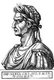 Italy: Nerva (30-98 CE), 12th Roman emperor, from the book <i>Romanorvm imperatorvm effigies: elogijs ex diuersis scriptoribus per Thomam Treteru S. Mariae Transtyberim canonicum collectis</i>, 1583