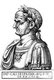 Italy: Vespasian (9-79), 9th Roman emperor, from the book <i>Romanorvm imperatorvm effigies: elogijs ex diuersis scriptoribus per Thomam Treteru S. Mariae Transtyberim canonicum collectis</i>, 1583