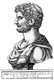 Italy: Hadrian Caesar (76-138), 14th Roman emperor, from the book <i>Romanorvm imperatorvm effigies: elogijs ex diuersis scriptoribus per Thomam Treteru S. Mariae Transtyberim canonicum collectis</i>, 1583