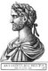 Italy: Antoninus Pius (86-161), 15th Roman emperor, from the book <i>Romanorvm imperatorvm effigies: elogijs ex diuersis scriptoribus per Thomam Treteru S. Mariae Transtyberim canonicum collectis</i>, 1583