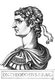 Italy: Theodosius I (347-395), 69th Roman emperor, from the book <i>Romanorvm imperatorvm effigies: elogijs ex diuersis scriptoribus per Thomam Treteru S. Mariae Transtyberim canonicum collectis</i>, 1583