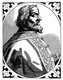 Germany / France: Charlemagne or Charles the Great (742/747/748-814), 1st Holy Roman emperor, facsimile of a late-16th century engraving