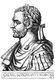 Italy: Galerius (260-311), joint 53rd Roman emperor, from the book <i>Romanorvm imperatorvm effigies: elogijs ex diuersis scriptoribus per Thomam Treteru S. Mariae Transtyberim canonicum collectis</i>, 1583