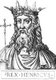 Germany: Henry II (974-1024), 15th Holy Roman emperor, from the book <i>Romanorvm imperatorvm effigies: elogijs ex diuersis scriptoribus per Thomam Treteru S. Mariae Transtyberim canonicum collectis</i>, 1583