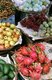 Vietnam: Fruit, including dragon fruit (pitaya) for sale at the Central Market, Hoi An