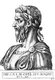 Italy: Macrinus (165-218), joint 24th Roman emperor, from the book <i>Romanorvm imperatorvm effigies: elogijs ex diuersis scriptoribus per Thomam Treteru S. Mariae Transtyberim canonicum collectis</i>, 1583