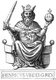 Germany: Henry VII (1275-1313), 24th Holy Roman emperor, from the book <i>Romanorvm imperatorvm effigies: elogijs ex diuersis scriptoribus per Thomam Treteru S. Mariae Transtyberim canonicum collectis</i>, 1583
