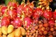 China: Fresh dragon fruit (pitaya) for sale in a market in Haikou, Hainan Province
