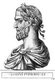 Italy: Pupienus (165/170-238), joint 30th Roman emperor, from the book <i>Romanorvm imperatorvm effigies: elogijs ex diuersis scriptoribus per Thomam Treteru S. Mariae Transtyberim canonicum collectis</i>, 1583