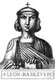 Leo III (685-741), also known as Leo the Isaurian and Leo the Syrian and whose original name was Konon, was born in the Syrian province of Commagene. He served under Emperor Justinian II when the emperor was attempting to reclaim his throne. After Justinian's victory, Leo was sent to fight against the Umayyad Caliphate, and was appointed as overall commander by Emperor Anastasius II.<br/><br/>

Leo became ambitious, and conspired with his fellow commanders, to overthrow the new emperor, Theodosius III.  He entered Constantinople in 717 and forced Theodosius to abdicate, and was crowned Leo III.