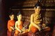 Cambodia: Buddha images in the main <i>vihara</i> (temple sanctuary), Wat Phnom, Phnom Penh