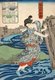 Japan: 'Oiko Moving a Huge Rock to Affect Water Irrigation' from 'Biographies of Wise Women and Virtuous Wives', woodblock print by Utagawa Kuniyoshi (1798-1861), 1842, Tokyo Metropolitan Library, Tokyo