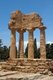 Italy: Temple of the Dioscuri (in Greek mythology, the twin brothers Castor and Pollux), originally built mid-5th century BCE, Valley of the Temples (Valle dei Templi), Agrigento, Sicily