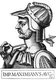 Italy: Maximian (250-310), 52nd Roman emperor, from the book <i>Romanorvm imperatorvm effigies: elogijs ex diuersis scriptoribus per Thomam Treteru S. Mariae Transtyberim canonicum collectis</i>, 1583