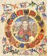 Germany: Miniature of Frederick III (1415-1493), 28th Holy Roman emperor, from the Greiner market book, 1490