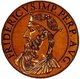 Germany: Frederick I (1122-1190), 20th Holy Roman emperor, from the book <i>Icones imperatorvm romanorvm, ex priscis numismatibus ad viuum delineatae, & breui narratione historica</i>, 1645