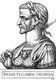 Italy: Probus (232-282), 47th Roman emperor, from the book <i>Romanorvm imperatorvm effigies: elogijs ex diuersis scriptoribus per Thomam Treteru S. Mariae Transtyberim canonicum collectis</i>, 1583