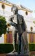 Spain: Bronze statue of Spanish bullfighter Francisco Romero Lopez (1933 -), better known as Curro Romero, outside the Real Maestranza bullring in Seville. Sculpted by Sebastian Santos Calero c. 2000