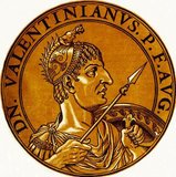 Valentinian I (321-375), also known as Valentinian the Great, was the son of Gratianus Major, a commander under emperors Constantine I and Constans I. Valentinian joined the army in the late 330s, but he was humiliated and his career ruined during a debacle against Alamanni raiders caused by the incompetency of others.<br/><br/>

His fortunes would swiftly change when he was promoted to tribune by Emperor Jovian, whose later death led to Valentinian's ascension to emperor by civil and military assembly in 364. He selected his brother Valens as co-emperor of the east, while Valentinian managed the west. He successfully fought off various Germanic and barbarian invasions, as well as dealing with revolts in Africa and the Great Conspiracy, a massive attack on Britain by Picts, Saxons and Scots.<br/><br/>

Valentinian became the last emperor to conduct campaigns across the Danube and Rhine rivers, building and improving fortresses and fortifications along the frontiers and even in enemy territory. His successes and the rapid decline that occurred after his death led many to consider Valentinian the 'last great western emperor', and he died in 375 from a burst blood vessel while angrily yelling at Quadi envoys. His sons would succeed him, making him the founder of the Valentinian Dynasty.