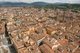 Italy: A view of Florence and across to the Arno River, with the white Basilica di Santa Croce di Firenze (Basilica of the Holy Cross) to the top centre