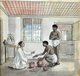 Sri Lanka / Ceylon: Butter traders. Pencil and watercolour on paper, Jan Brandes, 1785-1786 (Rijksmuseum)