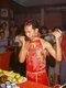 Thailand: A possessed spirit medium or <i>ma song</i> with facial piercings, The Nine Emperor Gods Festival, Chao Mae Thapthim Shrine (Taoist Chinese joss house), Wang Burapha, Bangkok (1989)