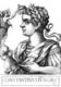Italy: Constantine II (316-340), 60th Roman emperor, from the book <i>Romanorvm imperatorvm effigies: elogijs ex diuersis scriptoribus per Thomam Treteru S. Mariae Transtyberim canonicum collectis</i>, 1583