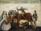 Netherlands: 'The Dairy Cow - The Dutch Provinces, Revolting against the Spanish King Philip II, are Led by Prince William of Orange, The States General Entreat Queen Elizabeth I for Aid'. Oil painting, unknown English artist, Rijksmuseum, Amsterdam, 1585