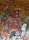 Bhutan: Religious mural possibly depicting the Guardian Deity Geyngyen, Tamzhing Lhundrup Monastery, Bumthang, Bhutan, 2015