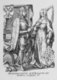 Germany: Print of Maximilian II (1527-1576), 32nd Holy Roman emperor, and Mary of Burgundy, from <i>Brussels Through the Ages</i>, 1884