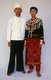 Burma / Myanmar: A Jinghpaw Zaiwa couple in traditional costume. There is a great variety of costumes amongst groups considered 'Kachin', Kachin State (1997)