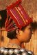 Burma / Myanmar: A Jinghpaw (Kachin) woman's head-dress, Kachin State (1997)