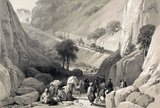 The First Anglo-Afghan War was fought between British India and Afghanistan from 1839 to 1842. It was one of the first major conflicts during the Great Game, the 19th century competition for power and influence in Central Asia between the United Kingdom and Russia, and also marked one of the worst setbacks inflicted on British power in the region after the consolidation of British Raj by the East India Company.