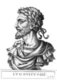 Germany / France: Louis III (880-928), 10th Holy Roman emperor, from the book <i>Romanorvm imperatorvm effigies: elogijs ex diuersis scriptoribus per Thomam Treteru S. Mariae Transtyberim canonicum collectis</i>, 1583