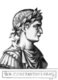 Italy: Constantius II (317-361), 61st Roman emperor, from the book <i>Romanorvm imperatorvm effigies: elogijs ex diuersis scriptoribus per Thomam Treteru S. Mariae Transtyberim canonicum collectis</i>, 1583