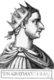 Italy: Gratian (359-383), 67th Roman emperor, from the book <i>Romanorvm imperatorvm effigies: elogijs ex diuersis scriptoribus per Thomam Treteru S. Mariae Transtyberim canonicum collectis</i>, 1583