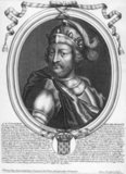 Lothair I (795-855), also known as Lothar I, was the eldest son of Emperor Louis the Pious and grew up in the court of his grandfather, Emperor Charlemagne. When Louis became sole emperor in 814, he sent Lothair to govern Bavaria in 815. Lothair was crowned as co-emperor and declared as principal heir in 817, and would be overlord to his younger brothers, Pippin of Aquitaine and Louis the German, as well as his cousin Bernard of Italy.<br/><br/>

Lothair lost Bavaria to Louis the German, but he assumed the government of Italy in 822, having received the kingdom after his father had murdered Bernard. Strife and disagreement began to brew after his stepmother Judith began securing a kingdom for her son Charles, Lothair's half-brother, leading to Lothair plotting a rebellion alongside his true brothers against his father in 830, successfully deposing him. His father regianed the throne a year later however, and stripped Lothair of his imperial title and lands, giving them to Charles. A second rebellion in 833 saw Lothair regaining Italy and his imperial position.<br/><br/>

When his father died in 840, Lothair ignored all previous plans for partitioning and claimed the whole of the Holy Roman Empire for himself, leading to another civil war which lasted around three years. Lothair was defeated by his brothers, and the Treaty of Verdun was signed in 843 which saw the empire divided between them once again. Lothair became seriously ill in 855 and renounced his throne to his three sons, entering the monastery of Prum and dying six days later.