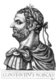 Italy: Constantius (250-306), joint 53rd Roman emperor, from the book <i>Romanorvm imperatorvm effigies: elogijs ex diuersis scriptoribus per Thomam Treteru S. Mariae Transtyberim canonicum collectis</i>, 1583