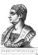 Italy: Magnus Decentius (-353), usurper emperor,  from the book <i>Romanorvm imperatorvm effigies: elogijs ex diuersis scriptoribus per Thomam Treteru S. Mariae Transtyberim canonicum collectis</i>, 1583