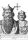 Italy: Constans II (630-668) and his son Constantine IV (652-685), Byzantine emperors, from the book <i>Romanorvm imperatorvm effigies: elogijs ex diuersis scriptoribus per Thomam Treteru S. Mariae Transtyberim canonicum collectis</i>, 1583