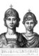 Constantine III (612-641), birth name Heraclius Novus Constantinus, was the eldest son of Emperor Heraclius by his first wife Eudokia. He was named co-emperor in 613, and soon betrothed to his second cousin Gregoia, who he eventually married in early 630, the same year their first child, Constans II, was born.<br/><br/>

Constantine became senior emperor in 641 after his father's death, and ruled alongside his younger half-brother, Heraklonas (626-641), son of Heraclius' second wife Martina. Constantine died from tuberculosis four months after his accession, but he had worked with his advisors and the army to ensure that his son Constans would succeed him as co-emperor.<br/><br/>

Heraklonas, who officially reigned under the name Flavius Constantinus Heraclius, was forced to accept his young nephew as joint emperor after a revolt by the general Valentinus, a friend and associate of Constantine's. Valentinus spread rumours that Heraklonas and his mother were planning to eliminate Constans and his supporters, leading to a revolt that toppled Heraklonas and led to the mutilation and banishment of Heraklonas, his mother and his brothers. Heraklonas is presumed to have died the same year, exiled in Rhodes.
