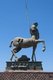 Italy: Bronze Centaur, half man half horse, by Polish sculptor Igor Mitoraj, 1944 - 2014), in the Forum at Pompeii (2018)