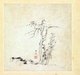 China: 'Miscellaneous Studies'. Tree. Album of twelve paintings by Chen Hongshou (1598-1652), 1619