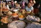 Burma / Myanmar: A spice vendor in the market, Myitkyina, Kachin State (1998)