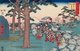 Japan: 'Cherry-blossom Viewing at Asuka Hill'. From the series 'Famous Places in Edo' by Utagawa Hiroshige I (1797-1858), 1853. (Private Collection)