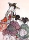 Japan: 'Osaka Party Scene'. From the series 'Mr. Aoi's Album of Charm' or 'Mr. Aoi's Chronicle of Charm' by Saito Shuho (1768-1859), 1803