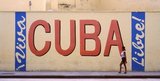 A 'Viva Cuba Libre' (Long Live Free Cuba) street sign in Havana.<br/><br/>

The Cuban Revolution was a successful armed revolt by Fidel Castro's 26th of July Movement, which overthrew the US-backed Cuban dictator Fulgencio Batista on 1 January 1959, after over five years of struggle.